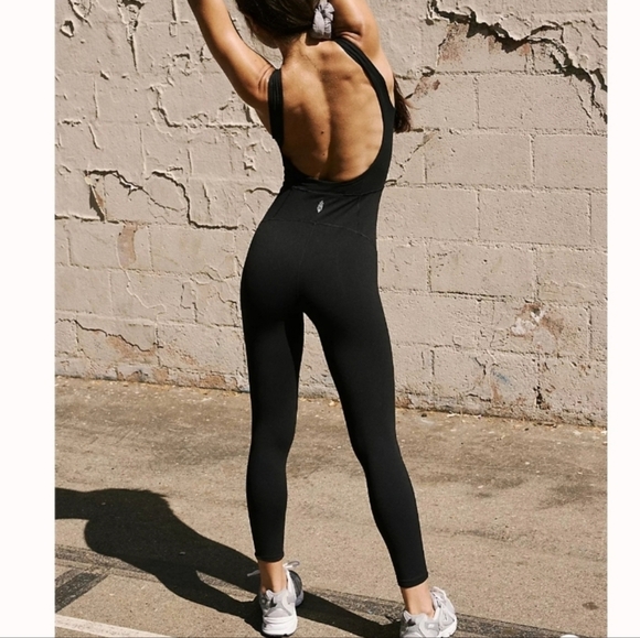 FP Movement illuminate Black Jumpsuit Onesie